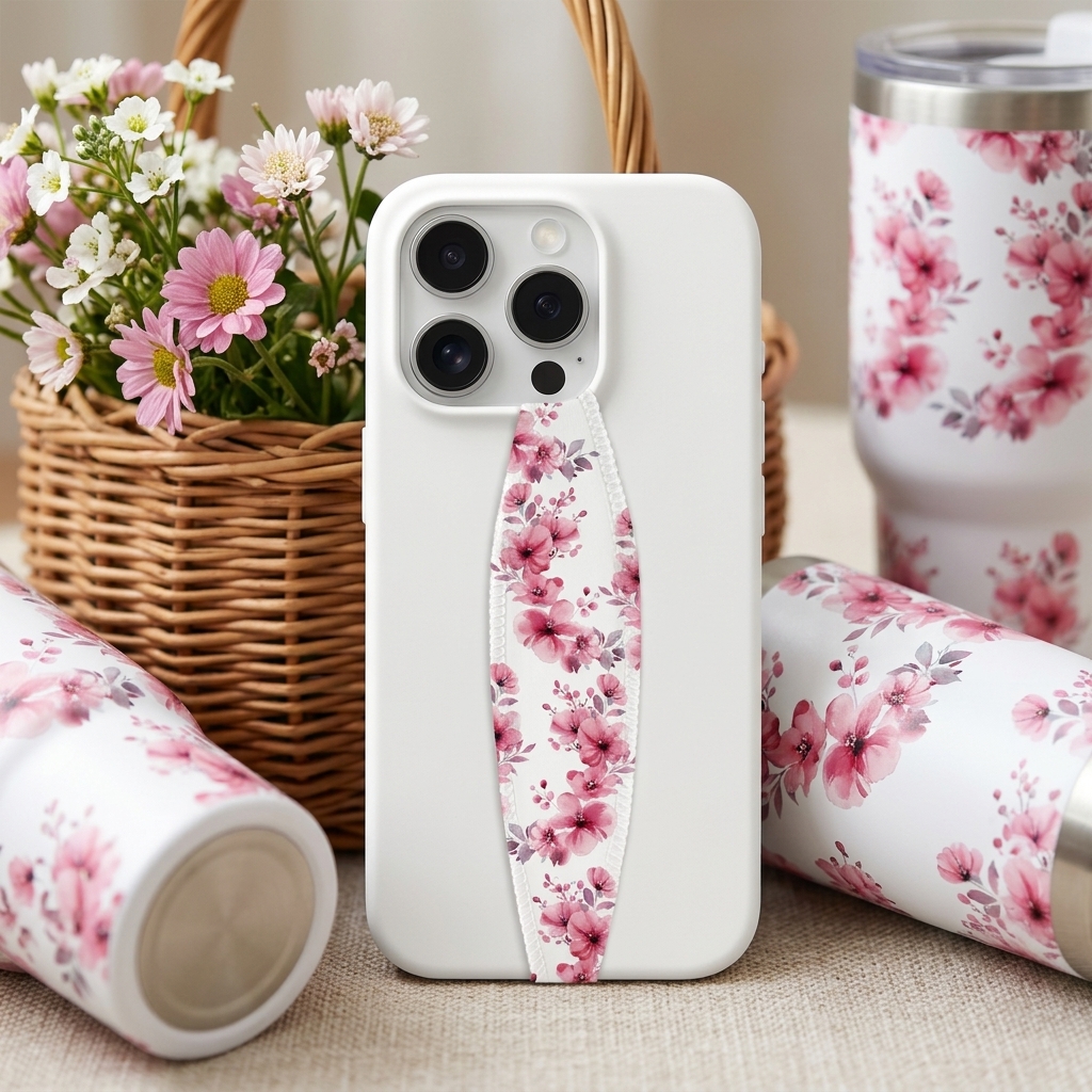 phone grip straps flower phone grip straps flower