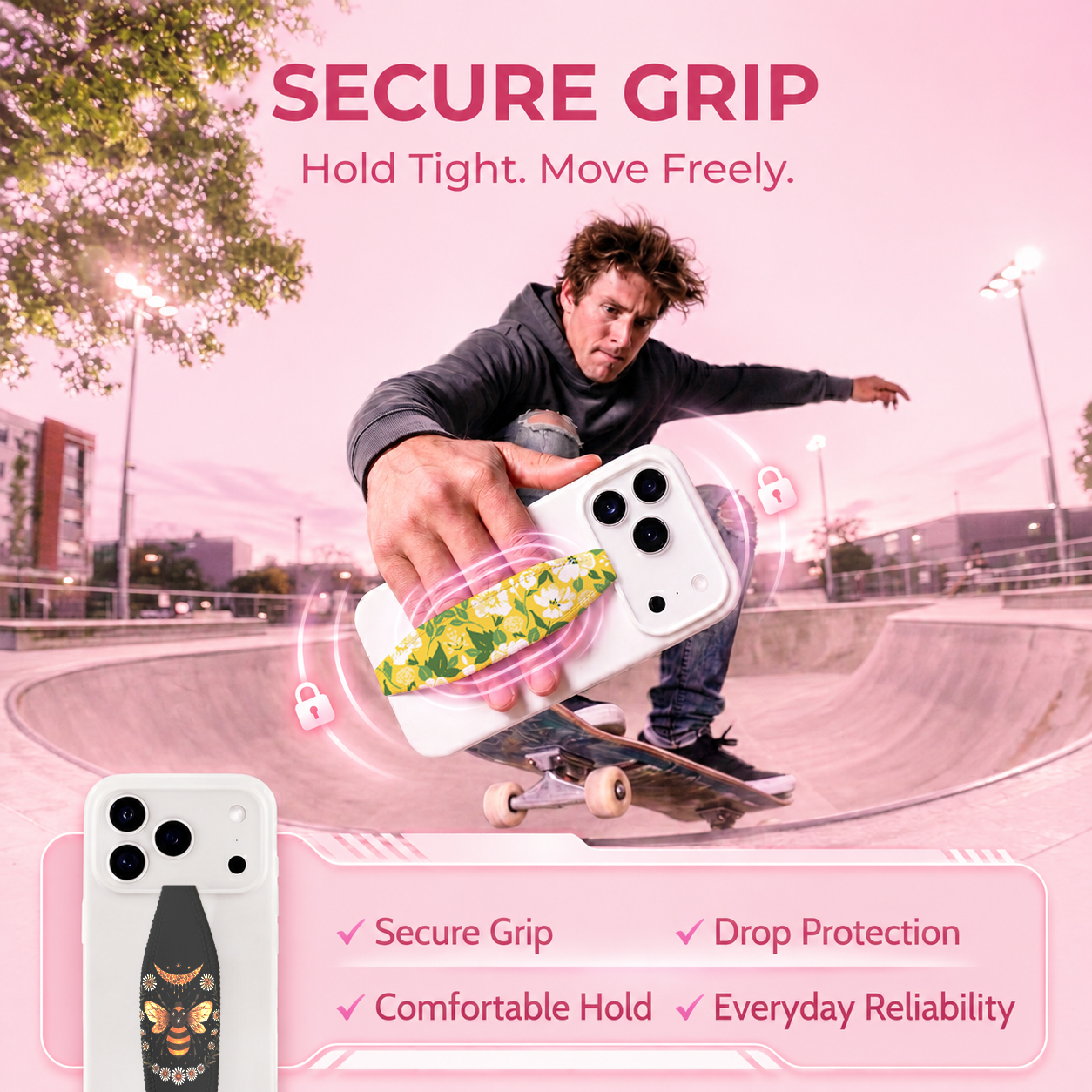 phone grip strap misty meadow phone grip strap misty meadow