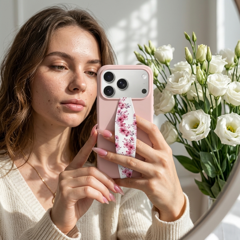 phone grip straps flower phone grip straps flower